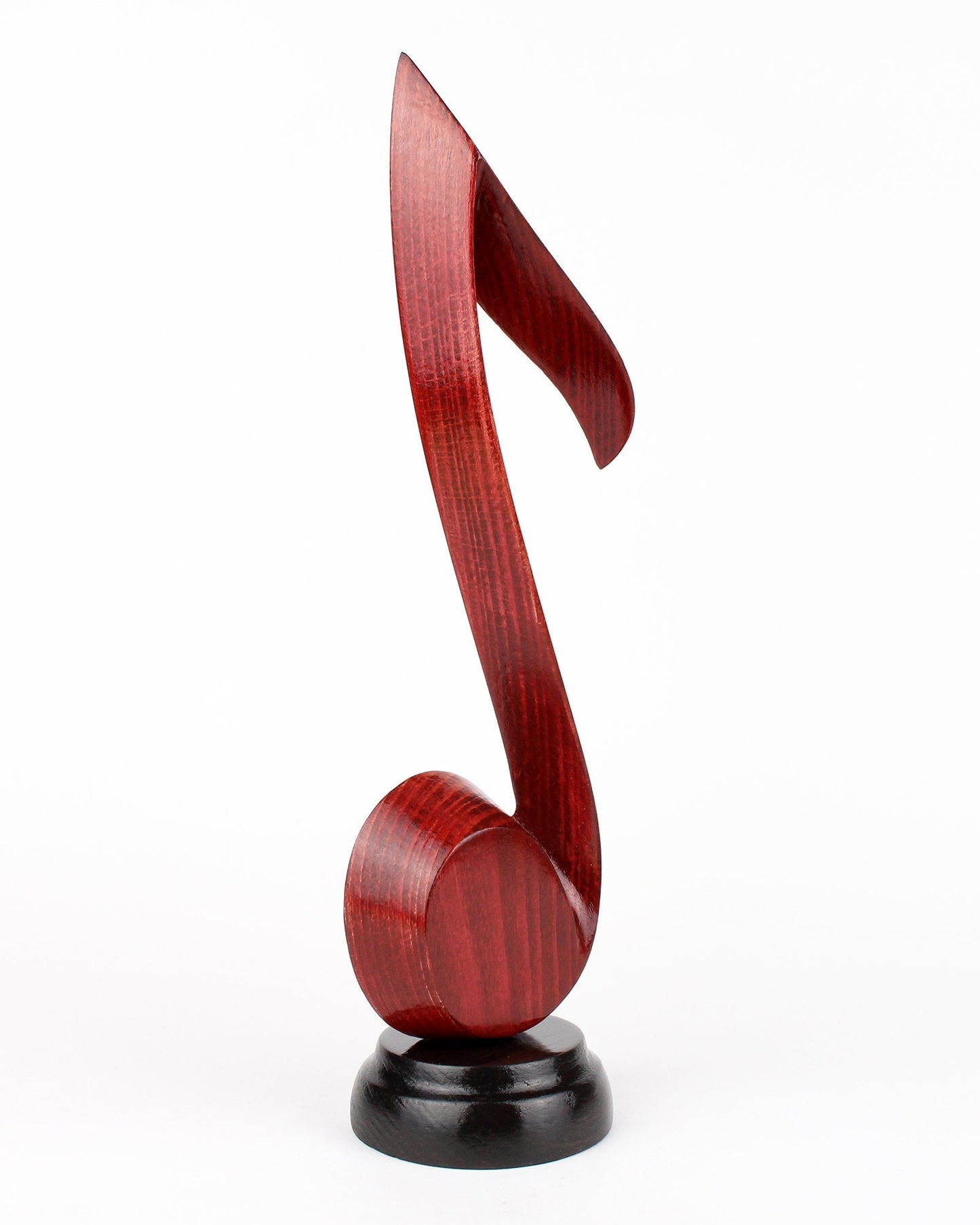 Music Note Figurine ā Handmade Wooden Gift for Musicians, Elegant Home Decor