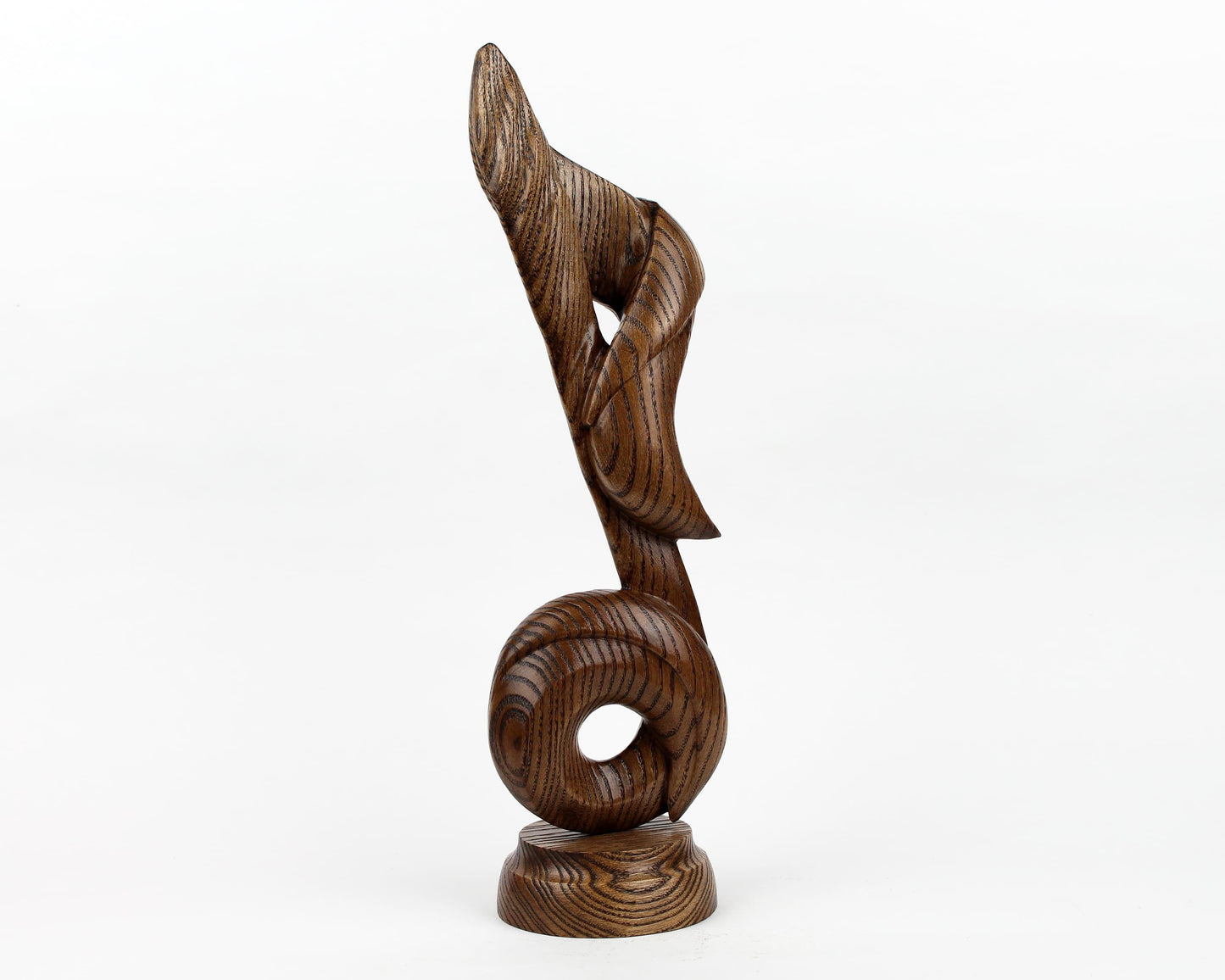 Wooden Music Note Sculpture – Handmade Gift for Musicians, Elegant Home Decor