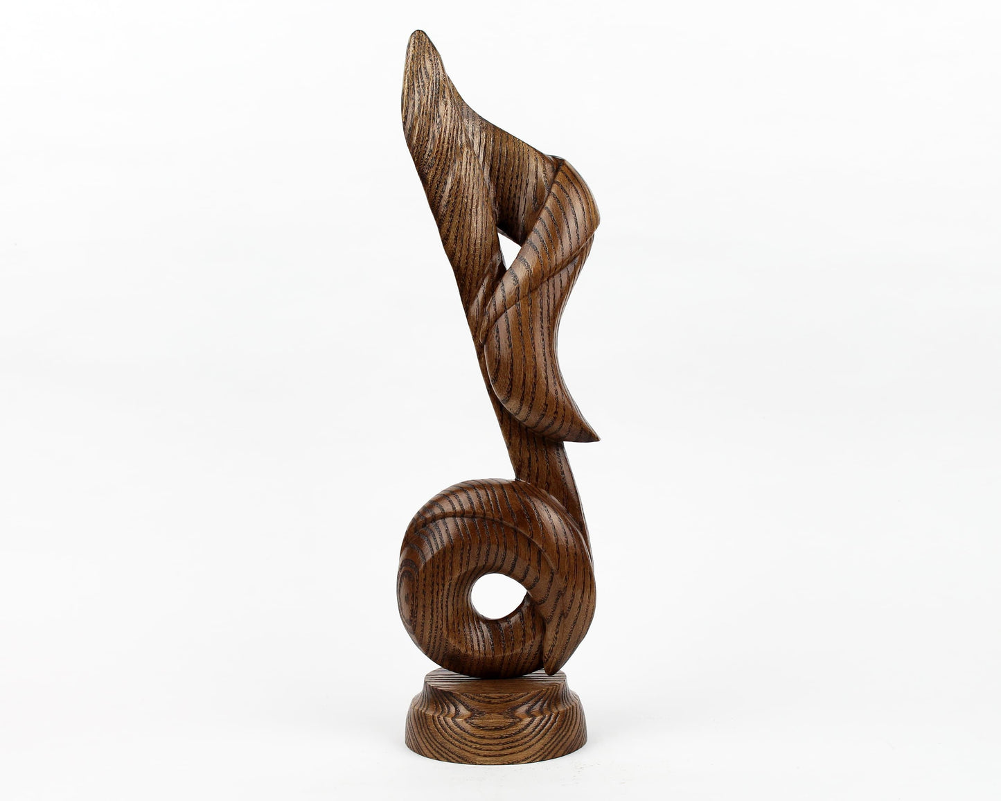 Wooden Music Note Sculpture – Handmade Gift for Musicians, Elegant Home Decor