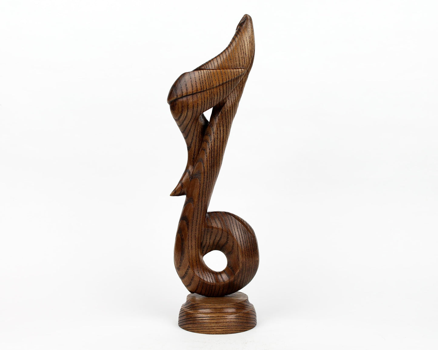 Wooden Music Note Sculpture – Handmade Gift for Musicians, Elegant Home Decor